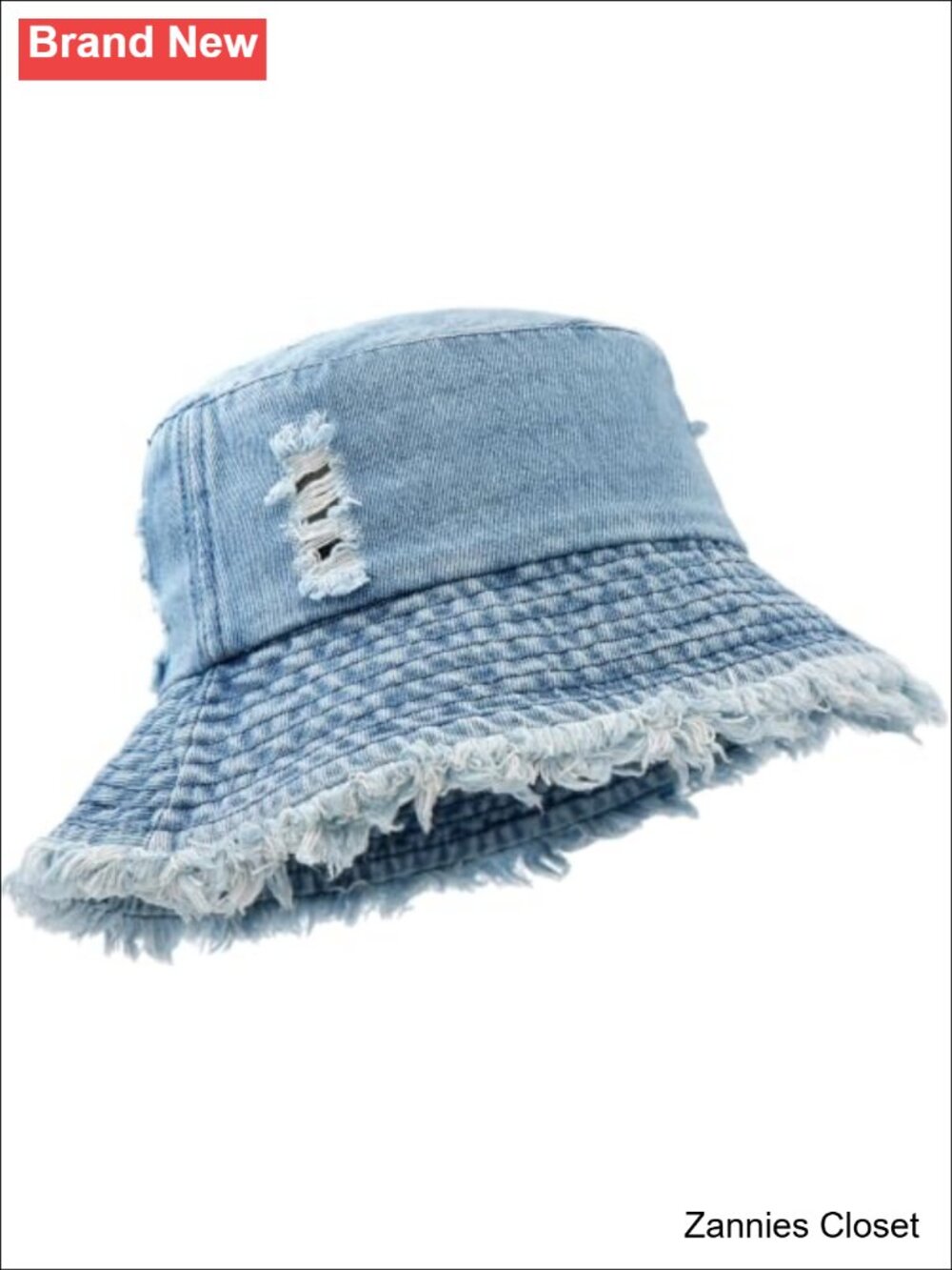 ๐ค YeeHeen Distressed Denim Bucket Hat Washed Ripped Sun Cap Beach Fisherman